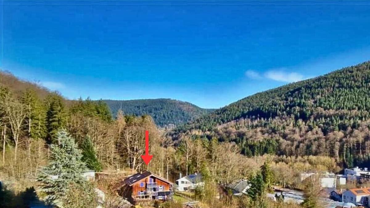 Kuckucksnest - Ferienwohnung Mit Traumblick Im Schwarzwald Bad Wildbad Luaran gambar